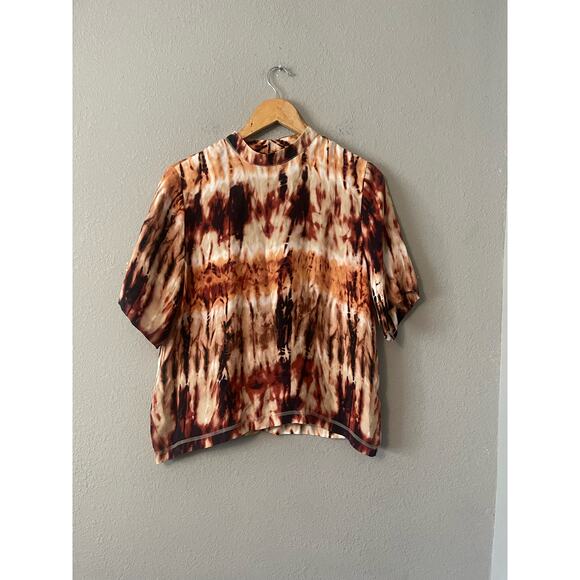 Nanushka Kaden Abstract-Print Top - Picture 8 of 11